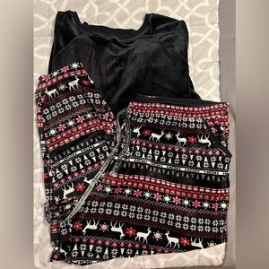 Muk Luks French Terry pajama set, 4X, EUC